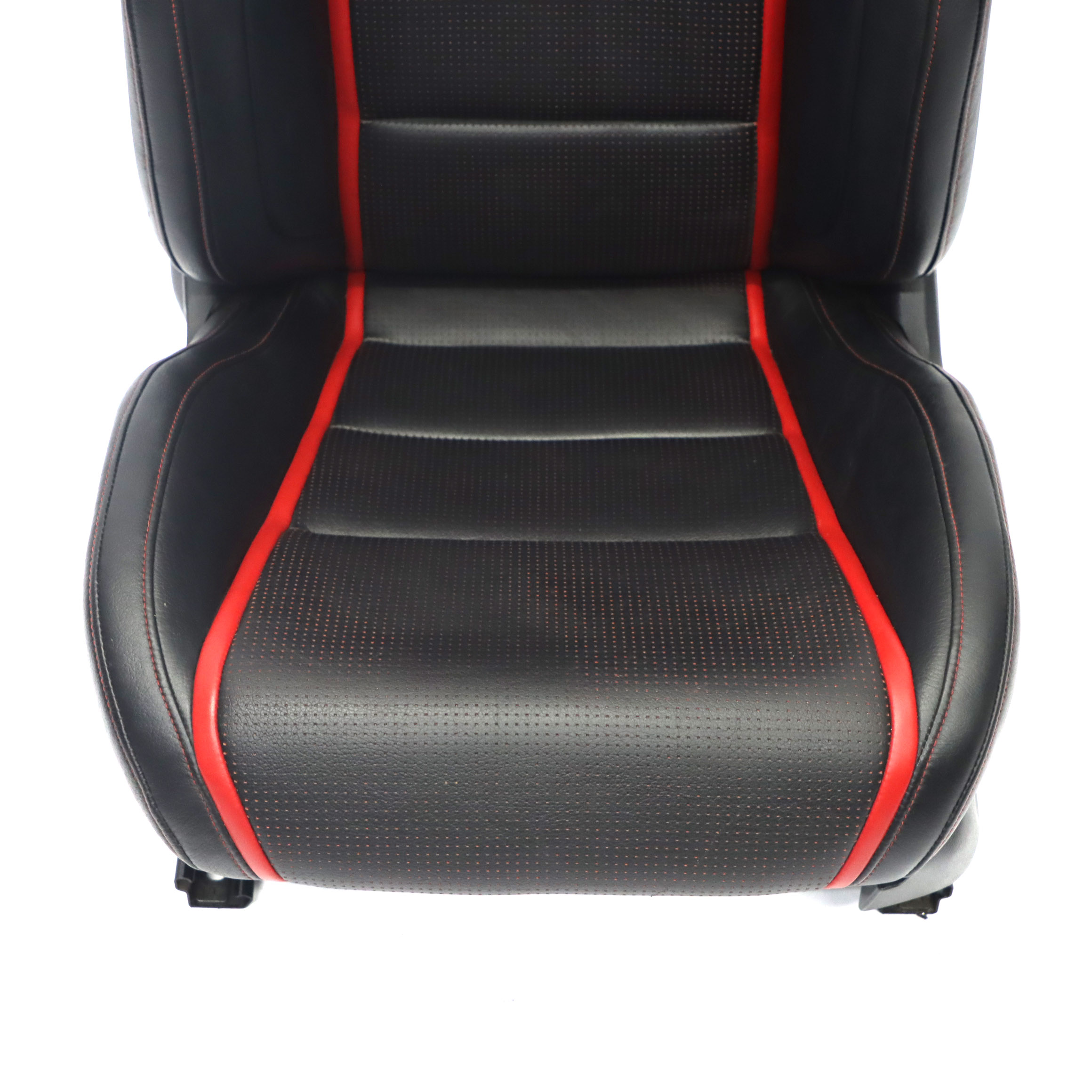 Front Seat Mercedes C117 W176 Left N/S AMG Leather Black Red Heated Memory