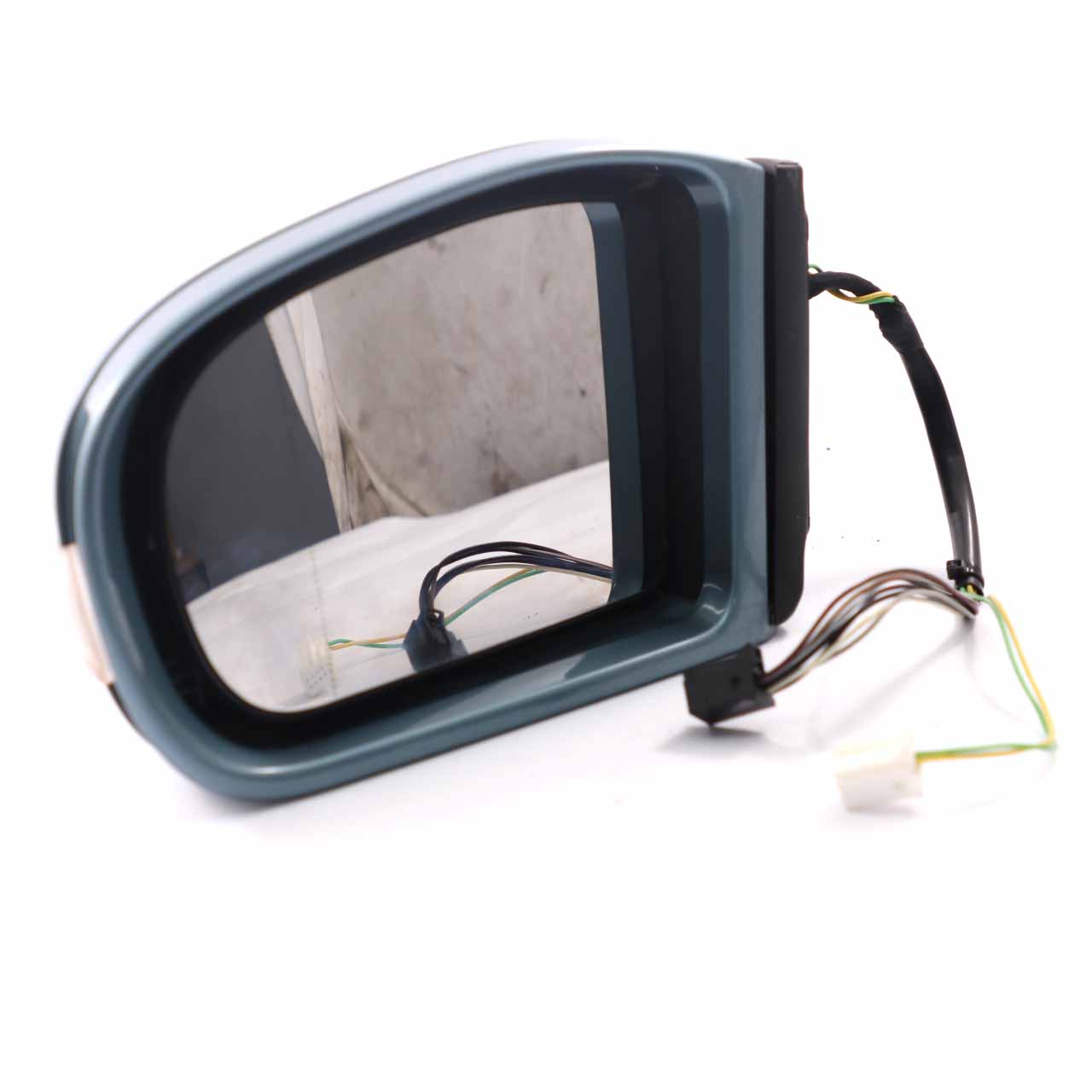 Mercedes W203 Wing Mirror Power Fold Door Left N/S Aragonite Blue - 941