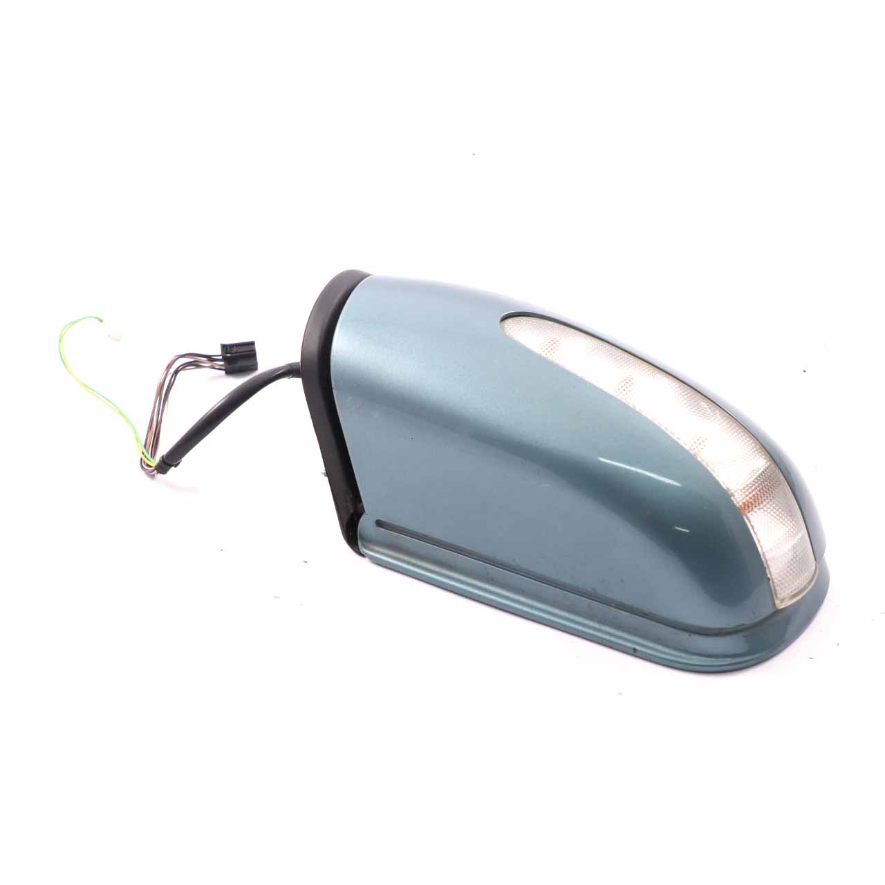 Mercedes W203 Wing Mirror Power Fold Door Left N/S Aragonite Blue - 941