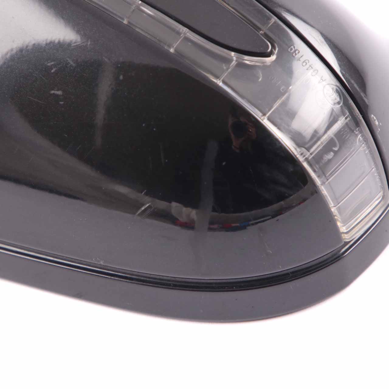 Wing Mirror Mercedes CL203 Power Fold Right Door Obsidian Black Metallic 197U