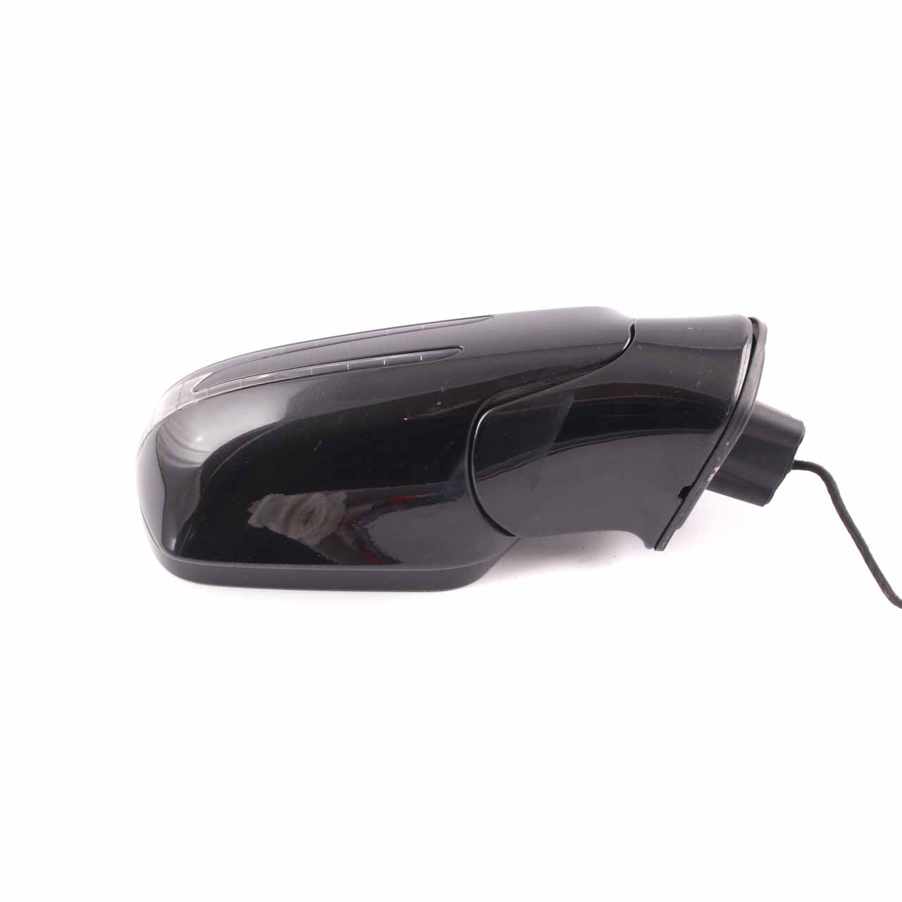 Wing Mirror Mercedes CL203 Power Fold Right Door Obsidian Black Metallic 197U