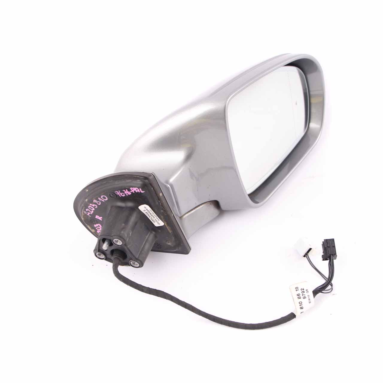 Wing Mirror Mercedes CL203 Auto Dip Power Fold Right Door Palladium Silver 792