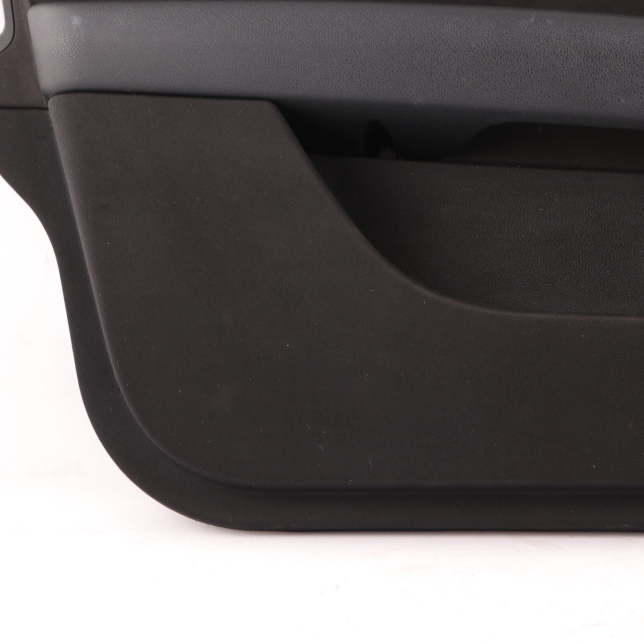 Mercedes W204 Front Left N/S Door Card Trim Panel Covering Black Cloth Fabric