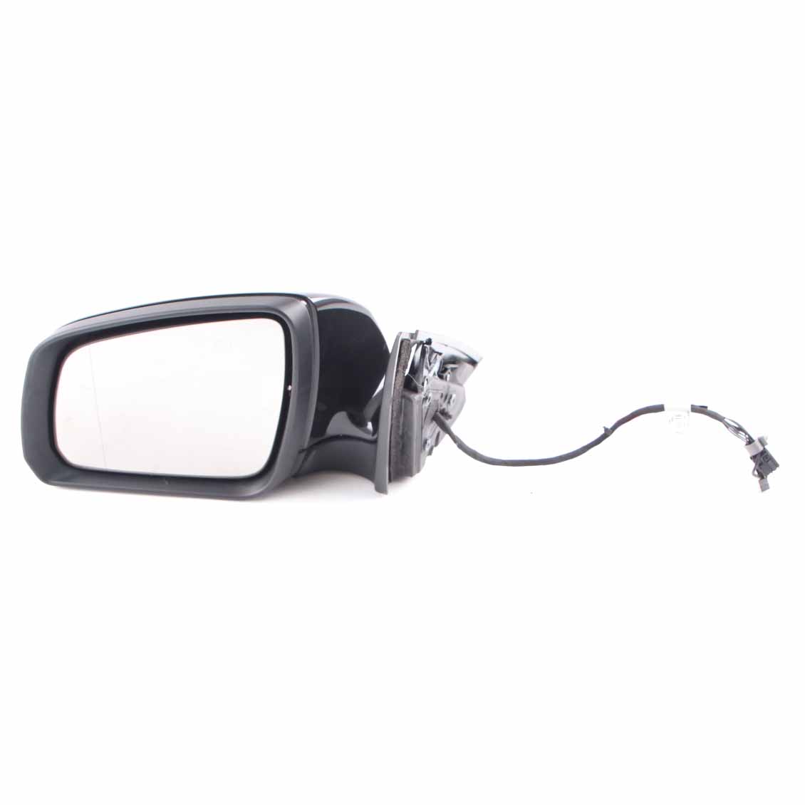 Mercedes W204 Wing Mirror Door Left N/S Outside Obsidian Black Metallic - 197