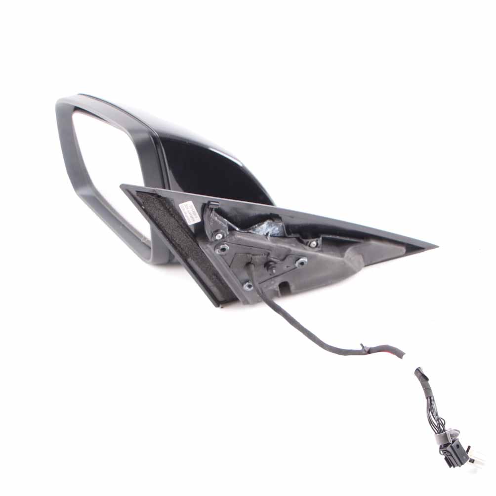 Mercedes W204 Wing Mirror Door Left N/S Outside Obsidian Black Metallic - 197