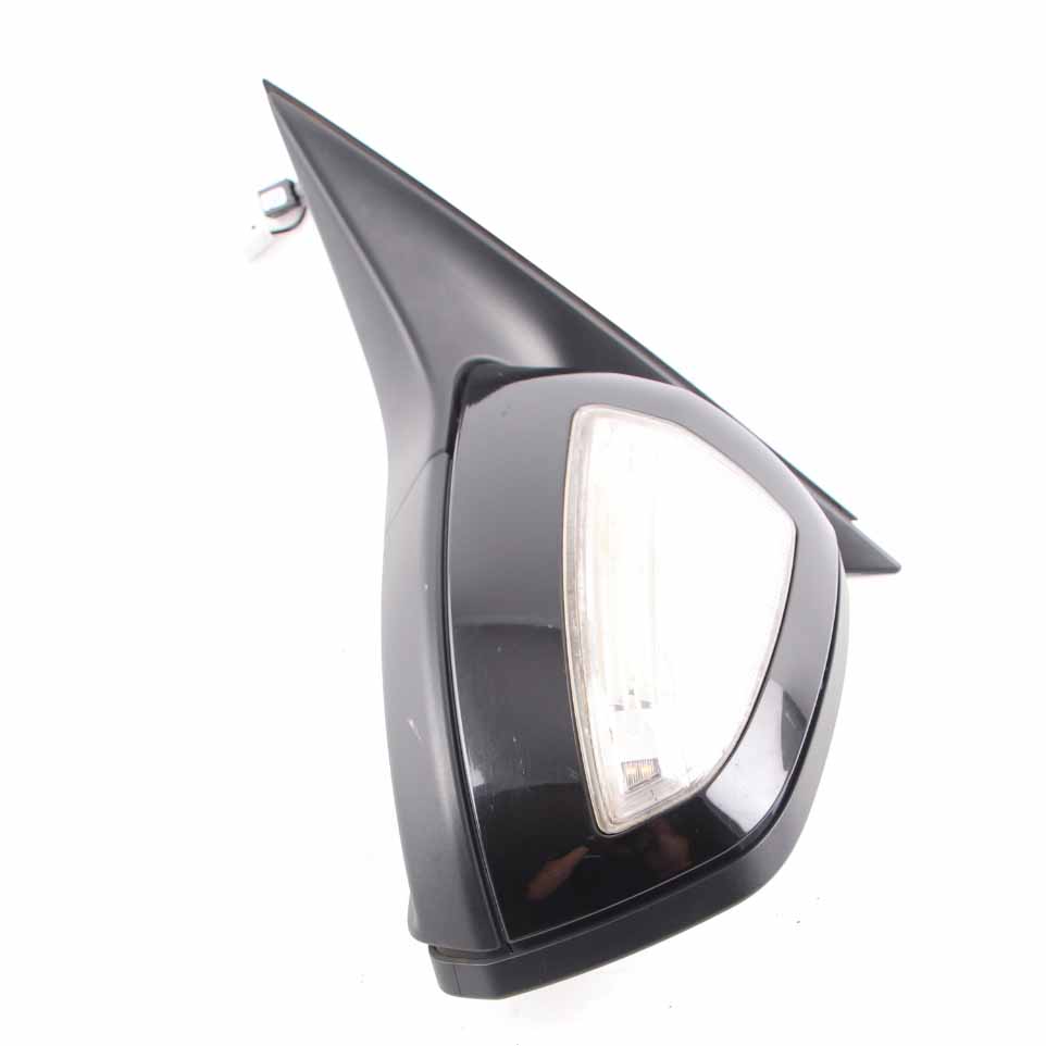 Mercedes W204 Wing Mirror Door Left N/S Outside Obsidian Black Metallic - 197