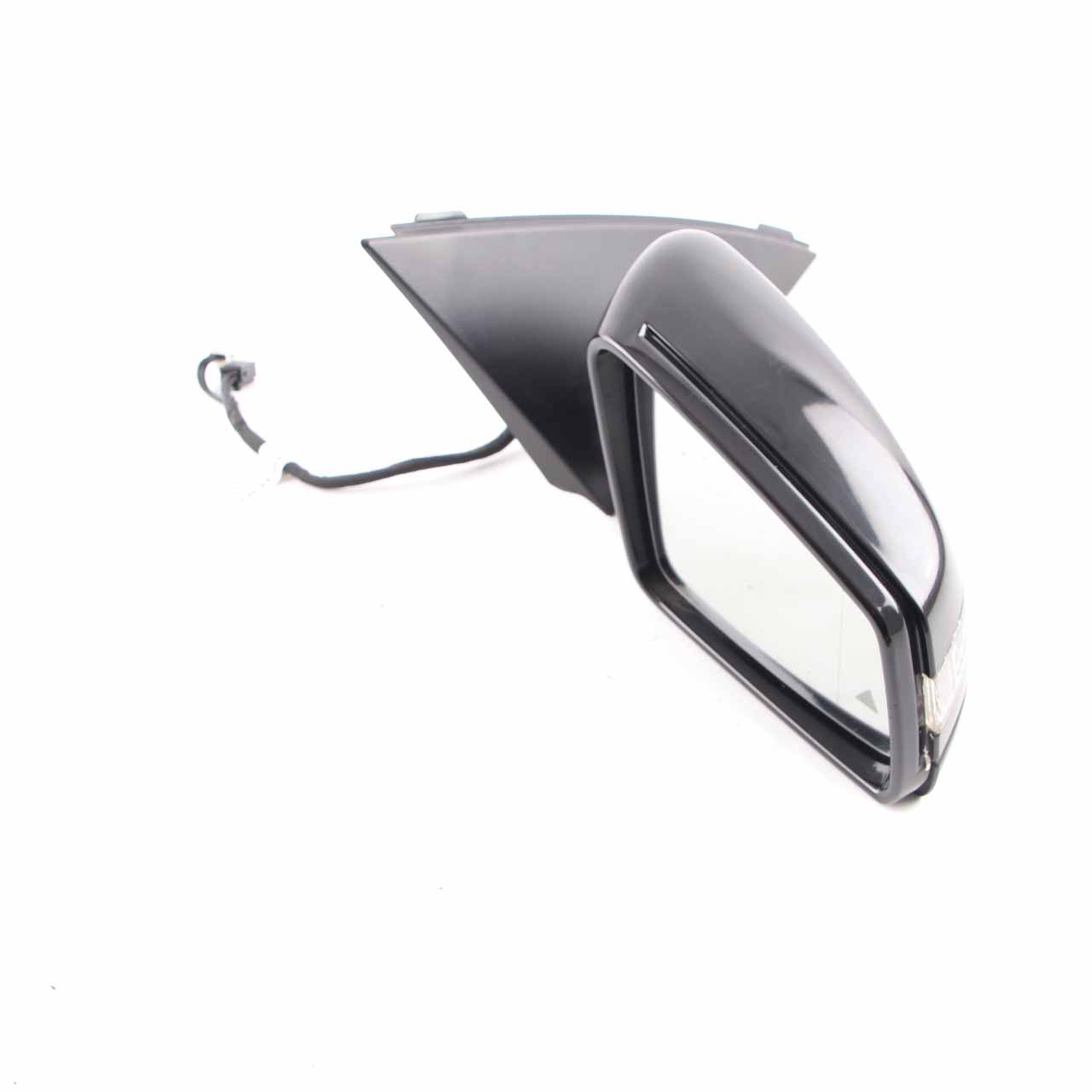 Mercedes W204 Coupe Wing Mirror Door Right O/S Outside Power Fold Auto Dip Black