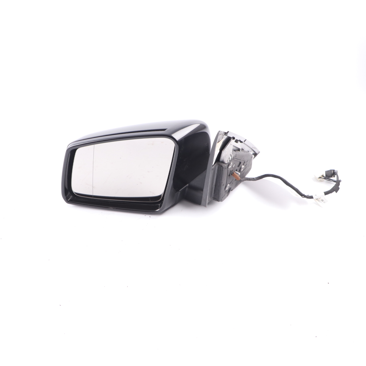 Mercedes W204 Wing Mirror Power Fold Door Left N/S Obsidian Black Metallic 197