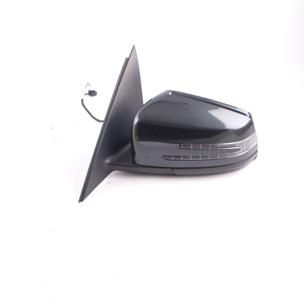 Mercedes W204 Wing Mirror Power Fold Auto Dip Door Left N/S Magnetite Black 183