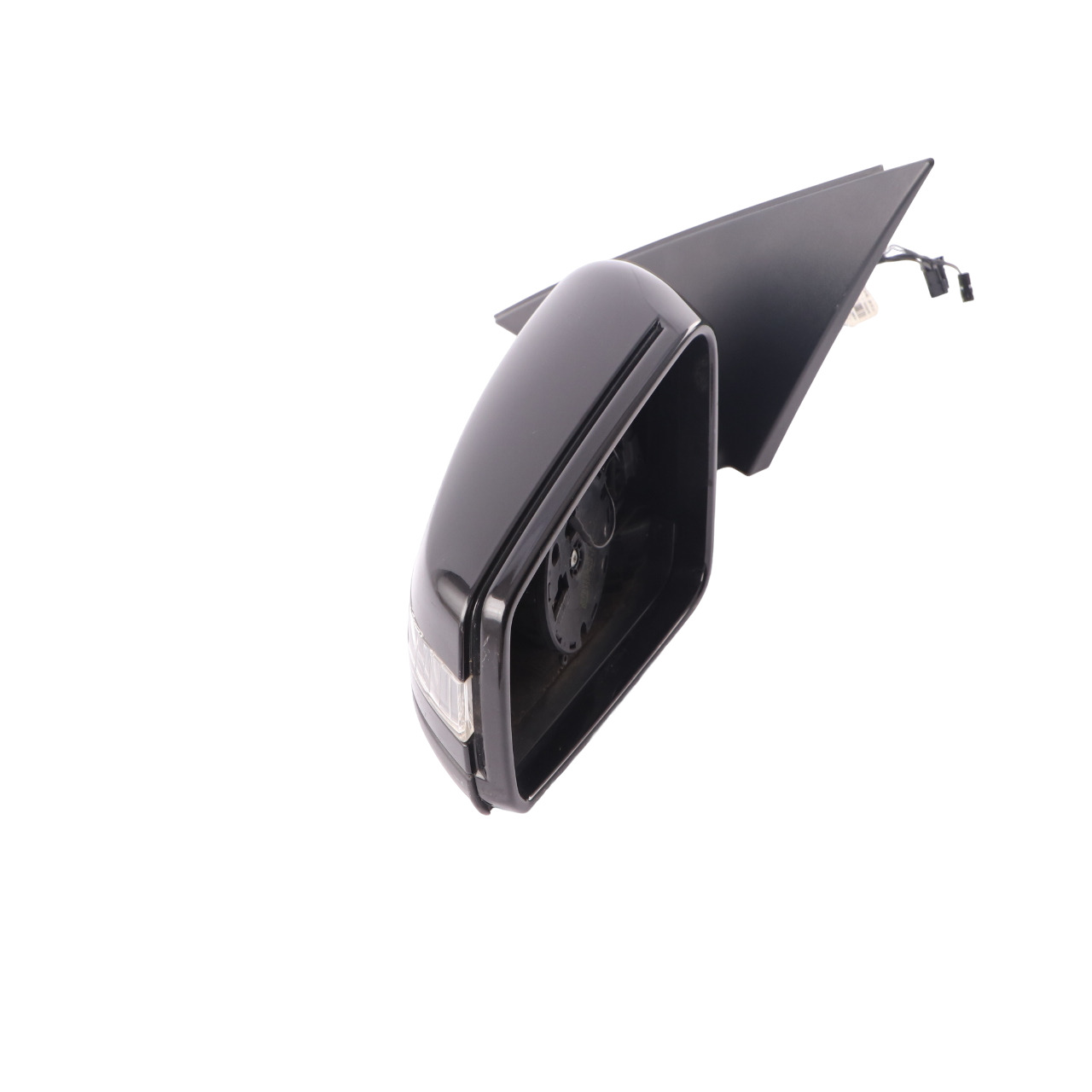 Mercedes W204 Wing Mirror Power Fold Auto Dip Door Left N/S Obsidian Black - 197