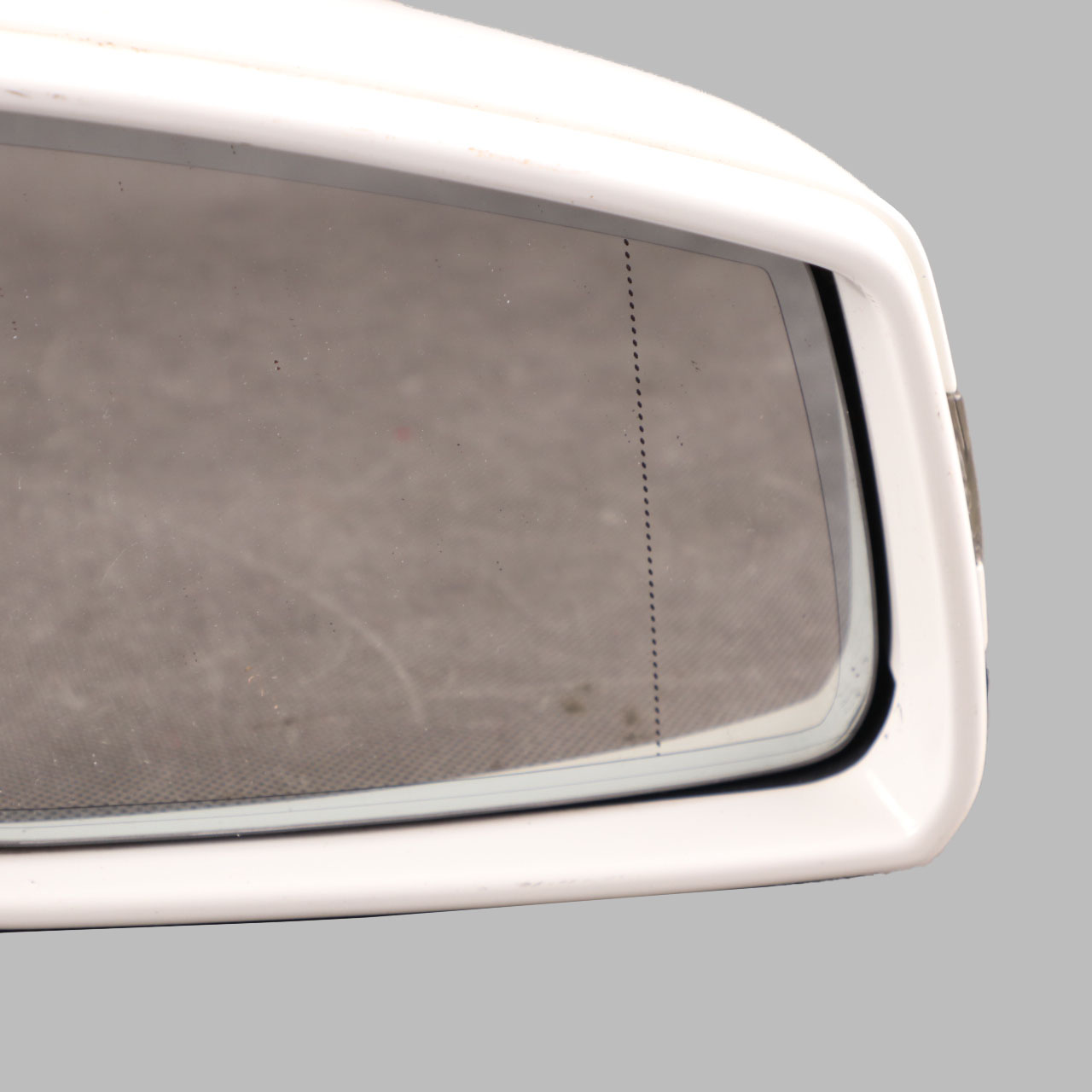 Mercedes W204 Wing Mirror Door Right O/S Power Fold Auto Dip Calcite White - 650