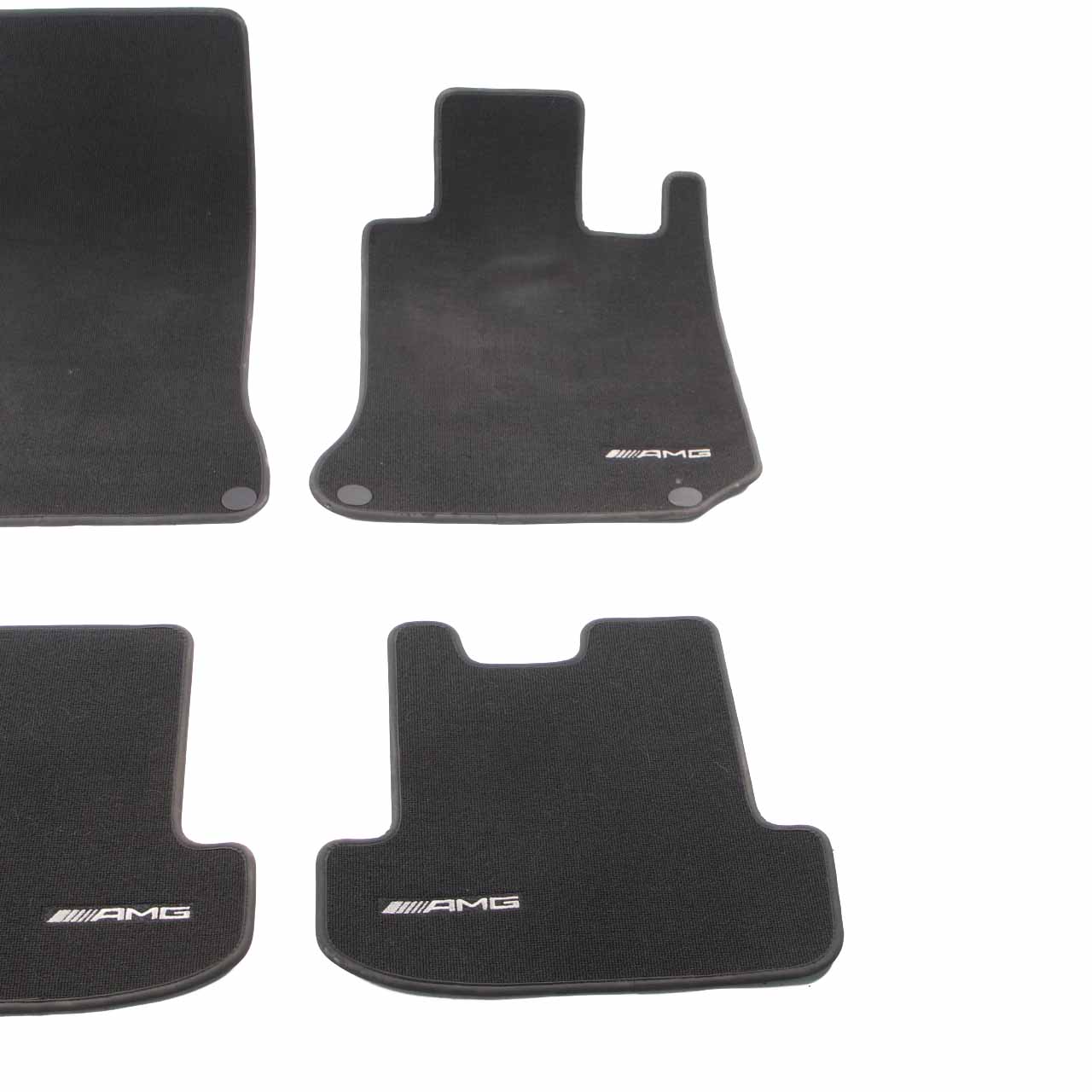 Mercedes W204 Floor Mats Set AMG Interior Front Rear Footwell Floor Covers