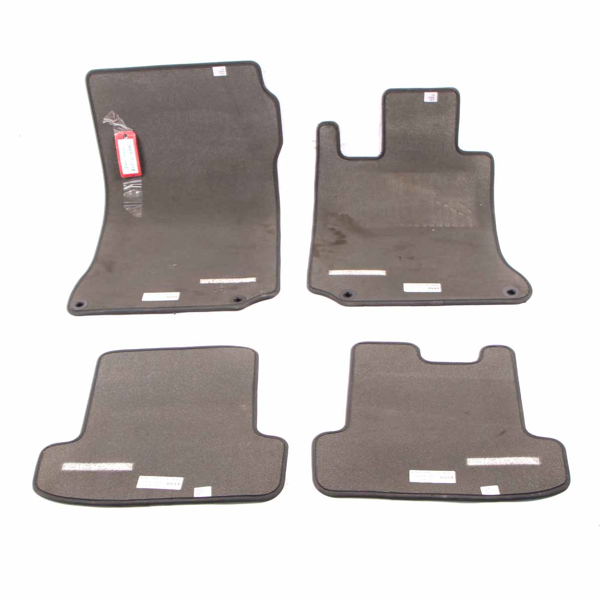 Mercedes W204 Floor Mats Set AMG Interior Front Rear Footwell Floor Covers