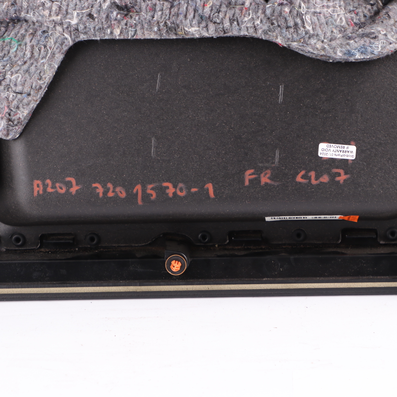 Mercedes W207 Front Right O/S Door Card Imitation Leather Trim Panel