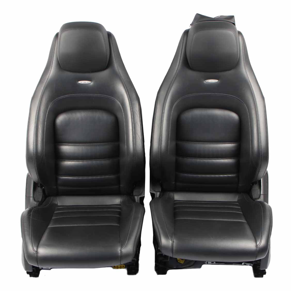 AMG Seats Mercedes C204 C63 Heated Leather Black / Anthracite Sport Seat Memory