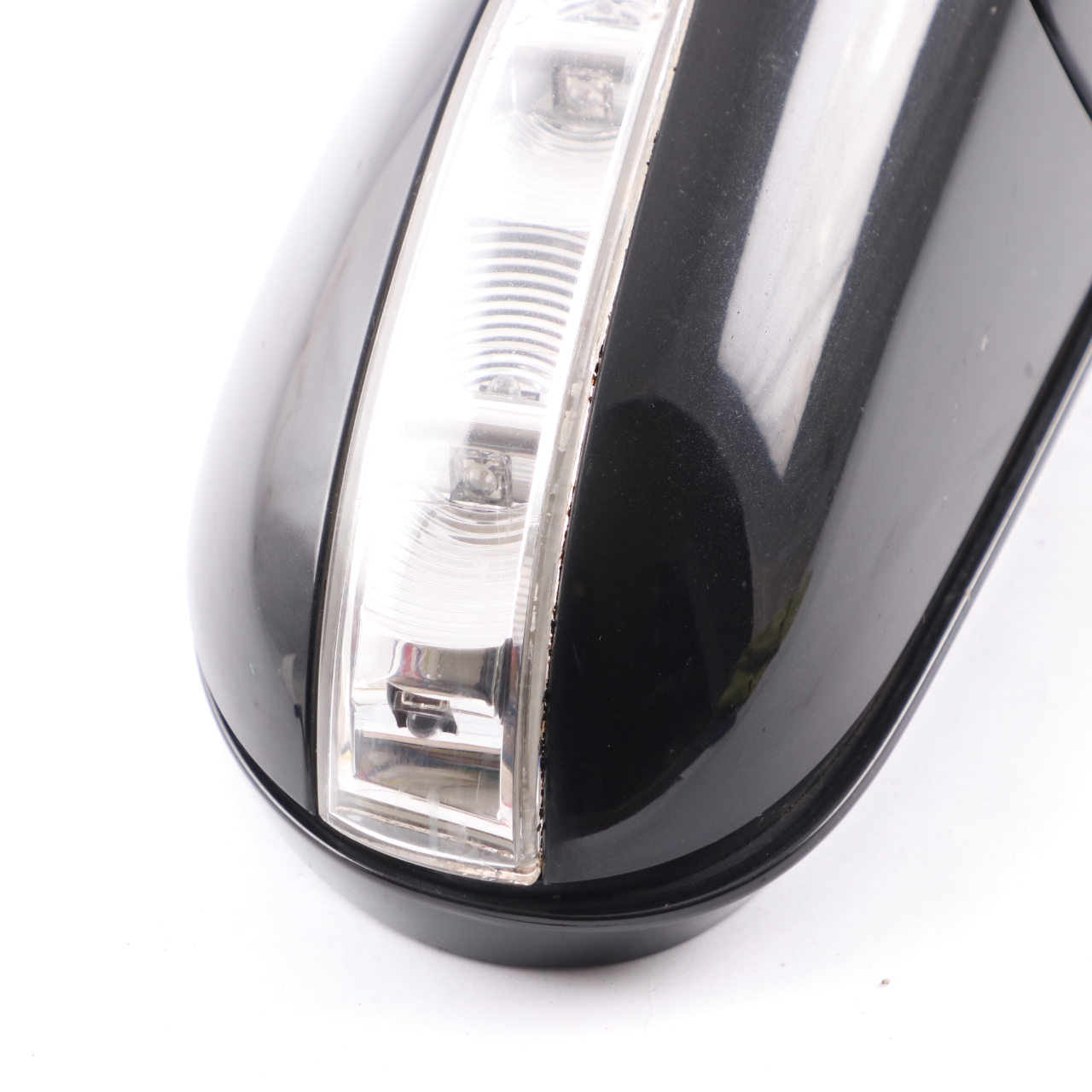 Mercedes CLK C209 Wing Mirror Right Door O/S Obsidian Black Metallic - 197