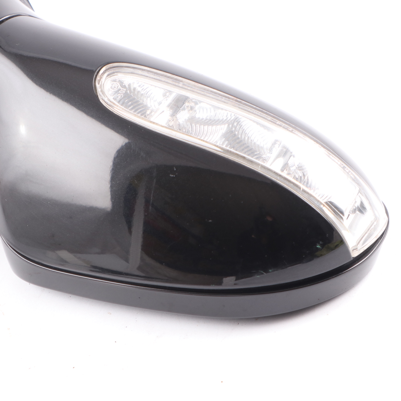 Mercedes CLK C209 Wing Mirror Right Door O/S Obsidian Black Metallic - 197