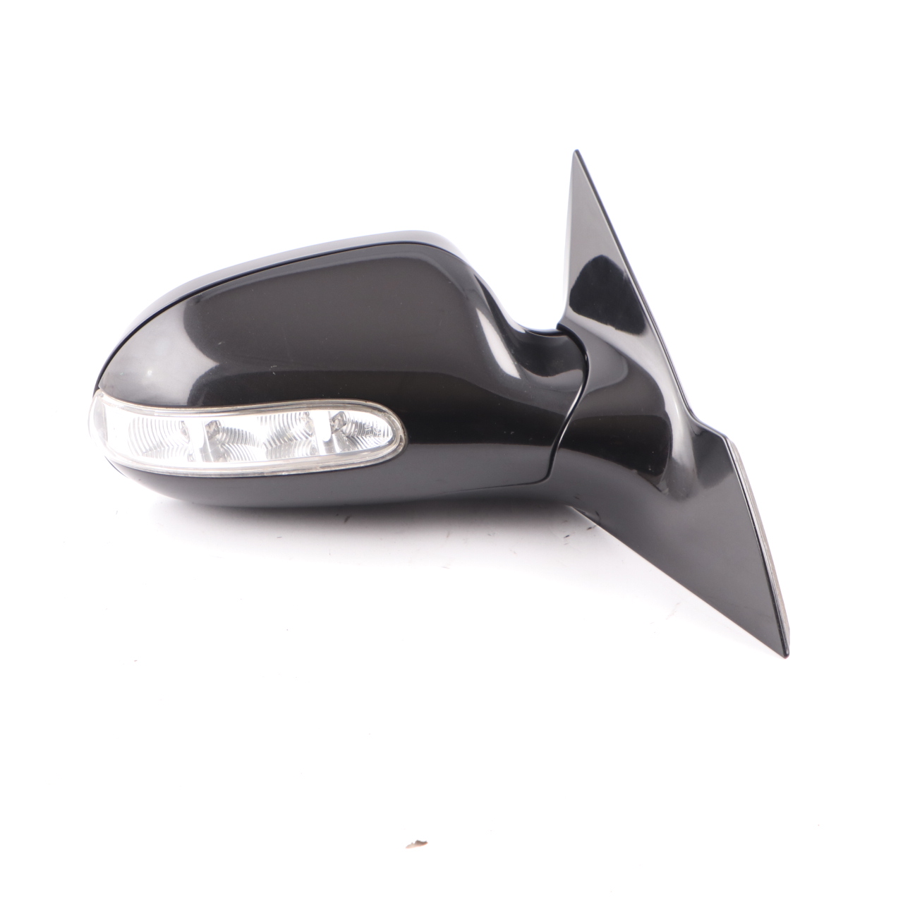 Mercedes CLK C209 Wing Mirror Right Door O/S Obsidian Black Metallic - 197