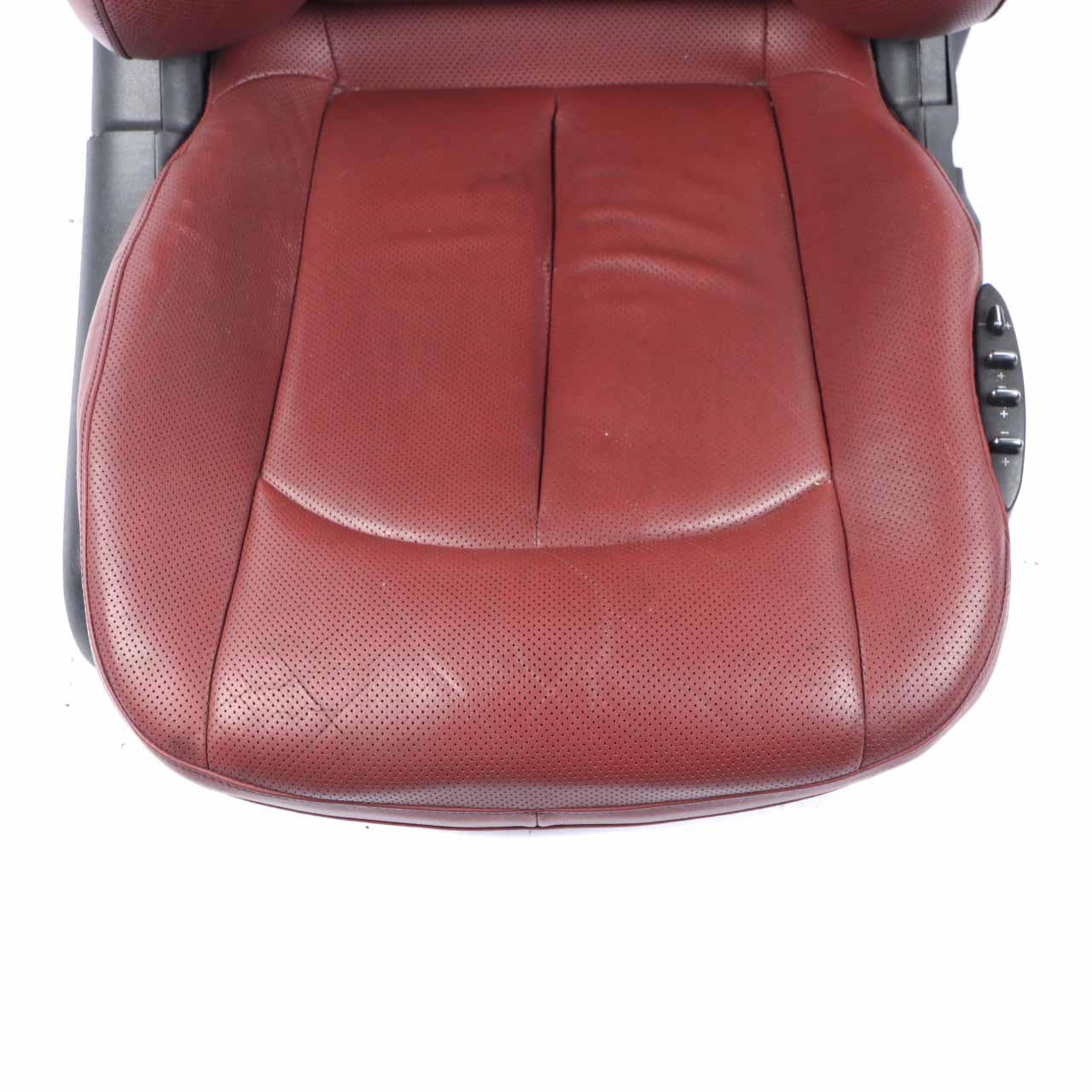 Front Seat Mercedes A209 Right O/S Leather Semi Aniline Red Climatised Memory