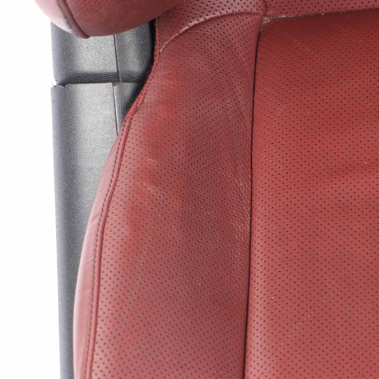 Front Seat Mercedes A209 Right O/S Leather Semi Aniline Red Climatised Memory