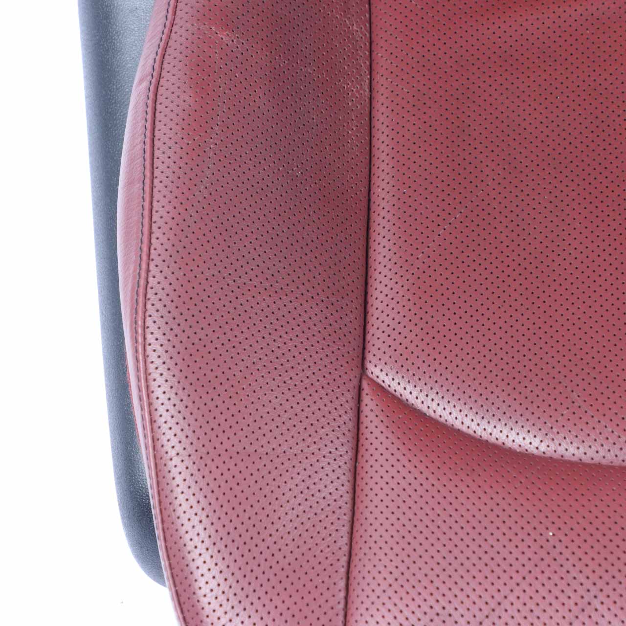 Front Seat Mercedes A209 Right O/S Leather Semi Aniline Red Climatised Memory