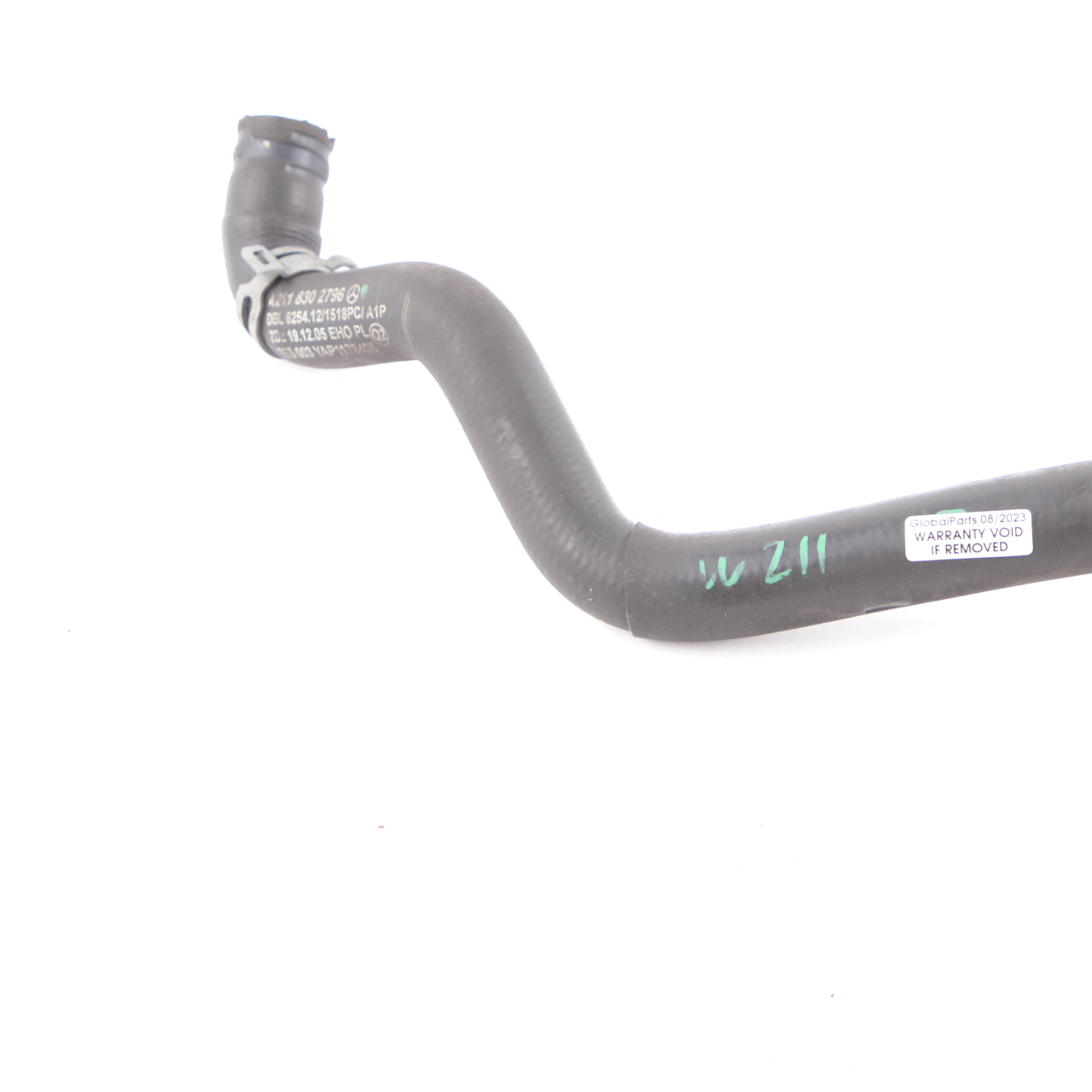 Water Hose Mercedes W211 CLS W219 Engine Coolant Cooling Pipe Line A2118302796