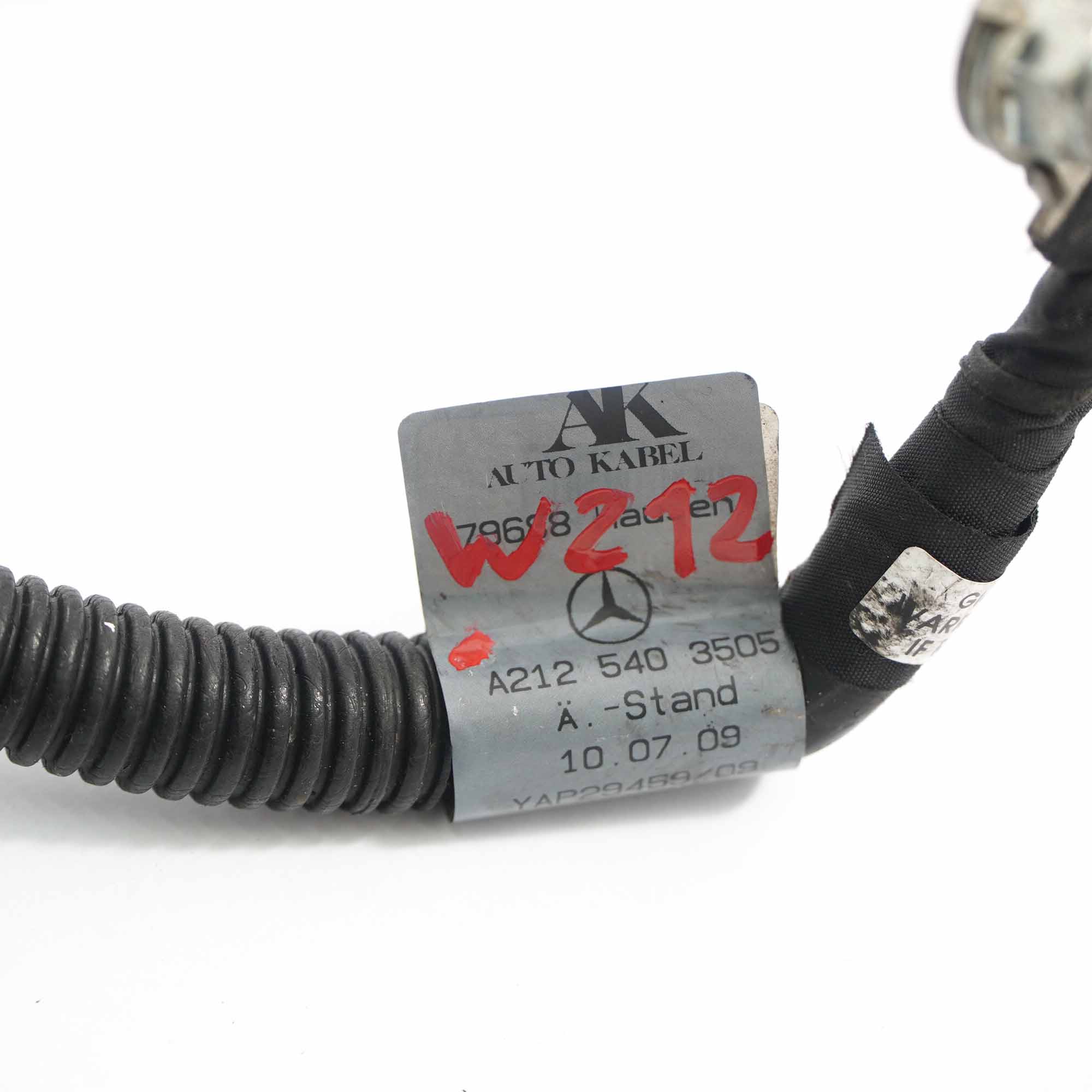 Mercedes W212 Battery Starter Alternator Wiring Harness Cable A2125403505