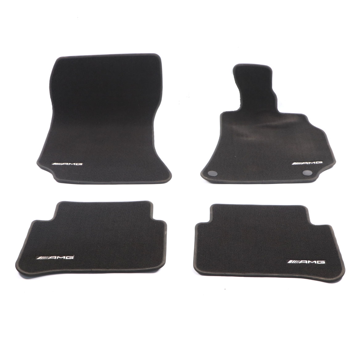 Mercedes W212 Floor Mats Set AMG Interior Front Rear Cover Black A2126803748