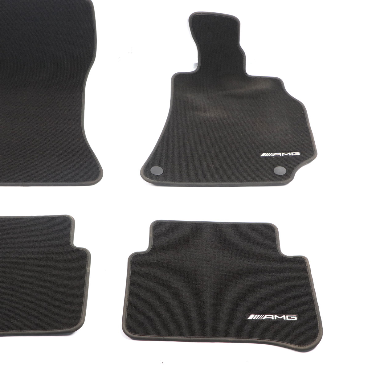 Mercedes W212 Floor Mats Set AMG Interior Front Rear Cover Black A2126803748