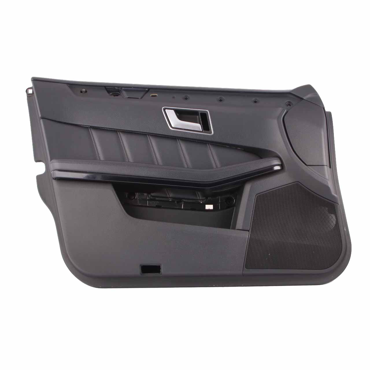 Mercedes W212 Door Card Front Left N/S Trim Panel Black Leather Anthracite