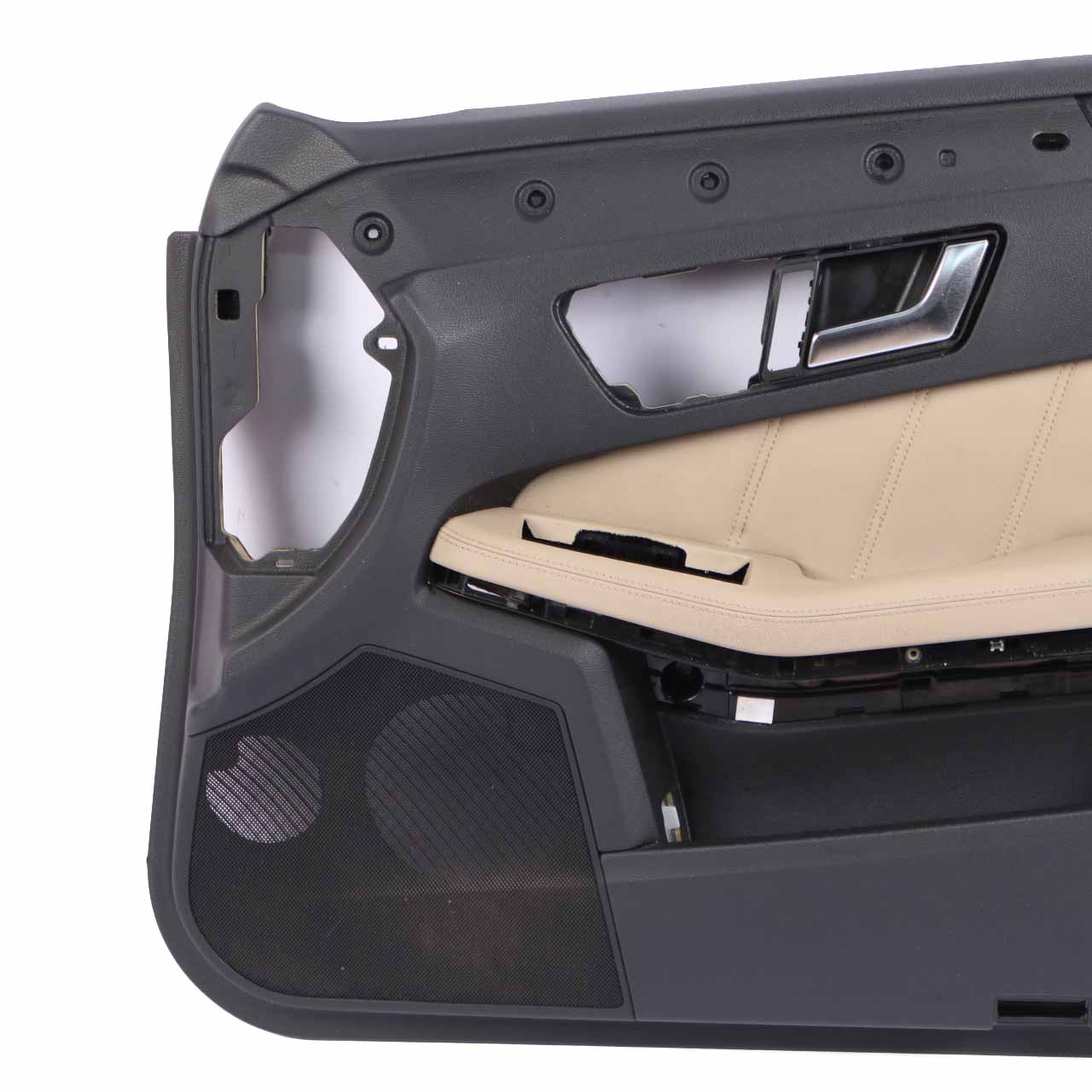 Mercedes W212 Door Card Front Right O/S Trim Panel Black Beige Leather