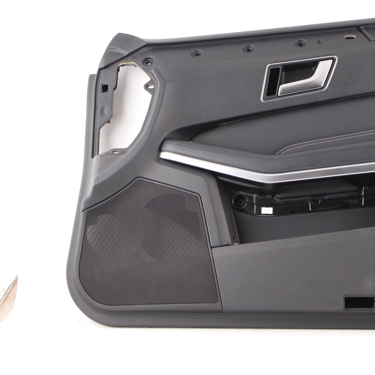 Mercedes W212 Door Card Front Right O/S Trim Panel Black Imitation Leather