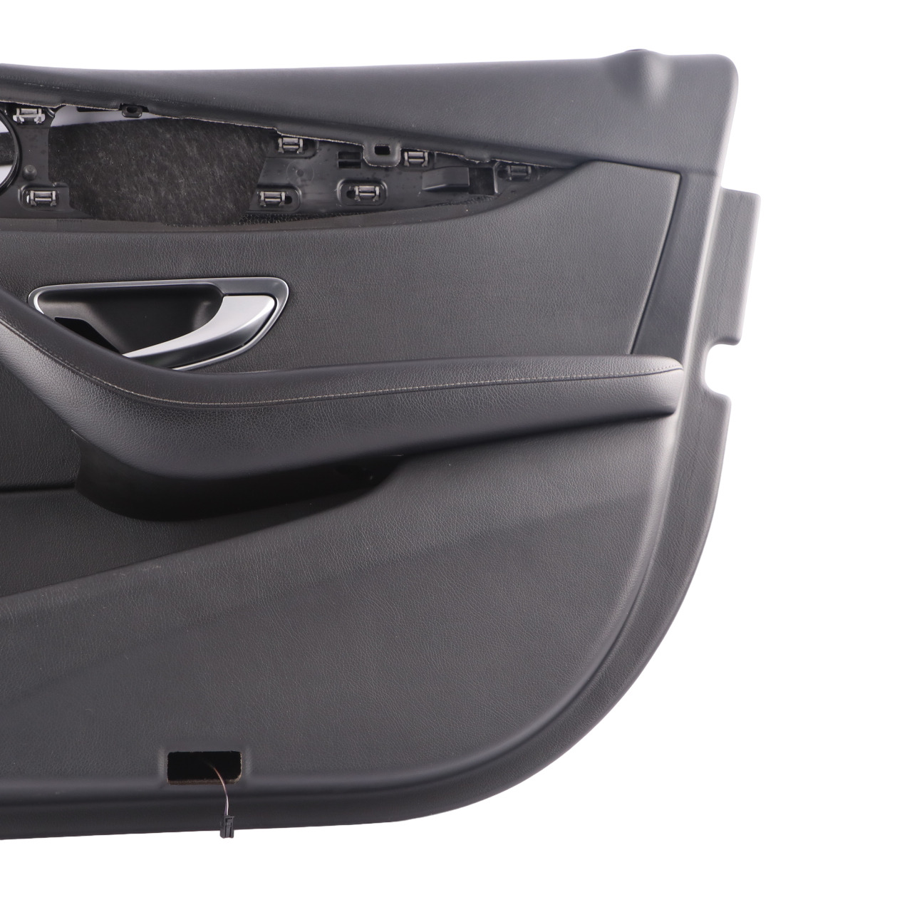 Mercedes W213 Door Card Cover Front Right O/S Trim Panel Black Leather