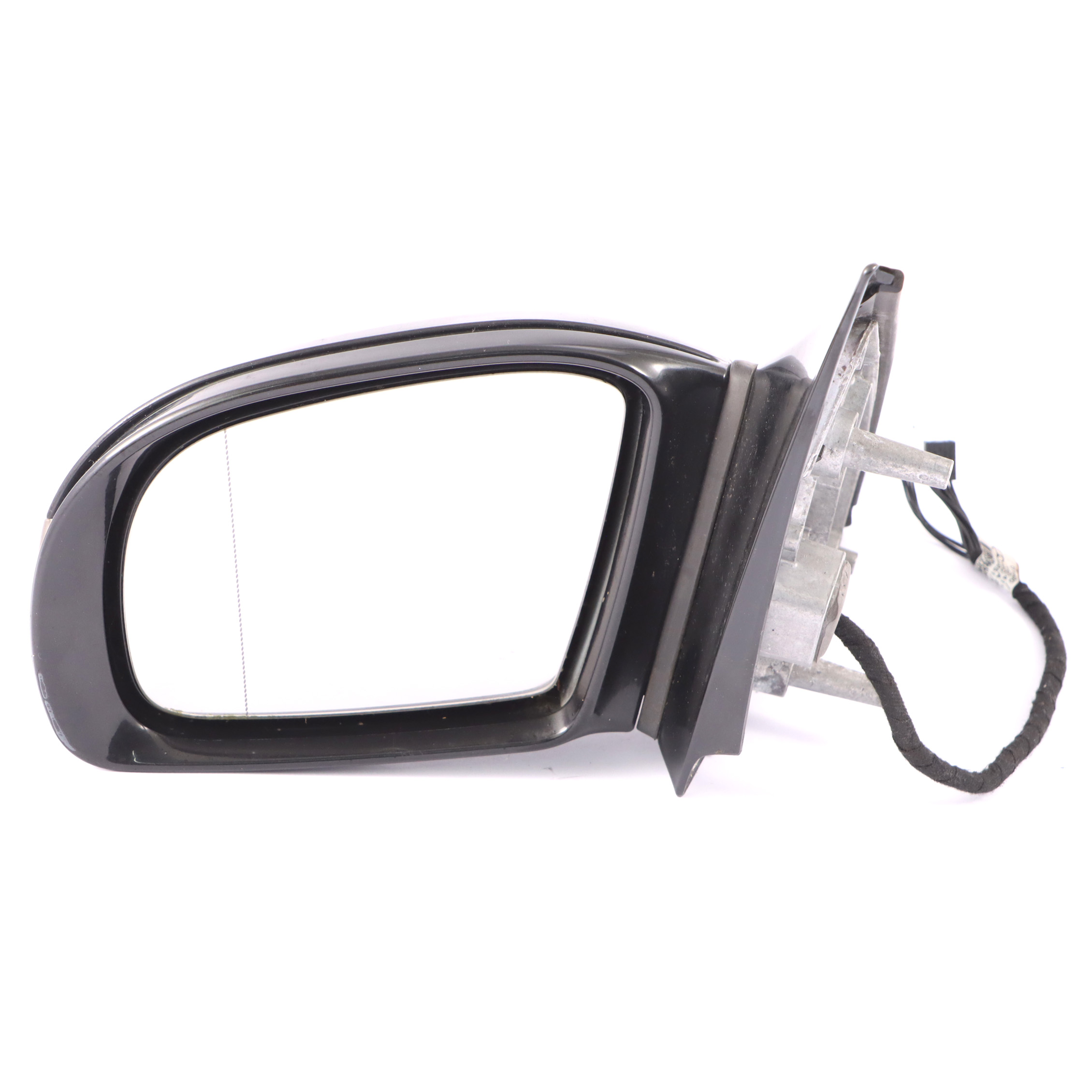 Mercedes W251 Wing Mirror Door Left N/S Outside Power Fold Obsidian Black 197