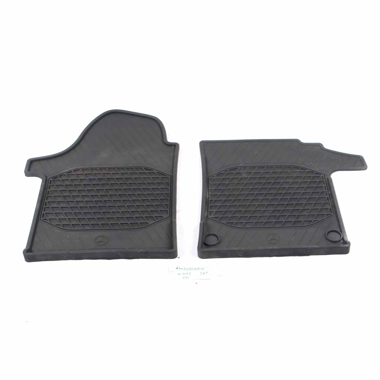 Mercedes W447 Rubber Mat Set Interior Leg Room Front Left N/S Mats A4476806600