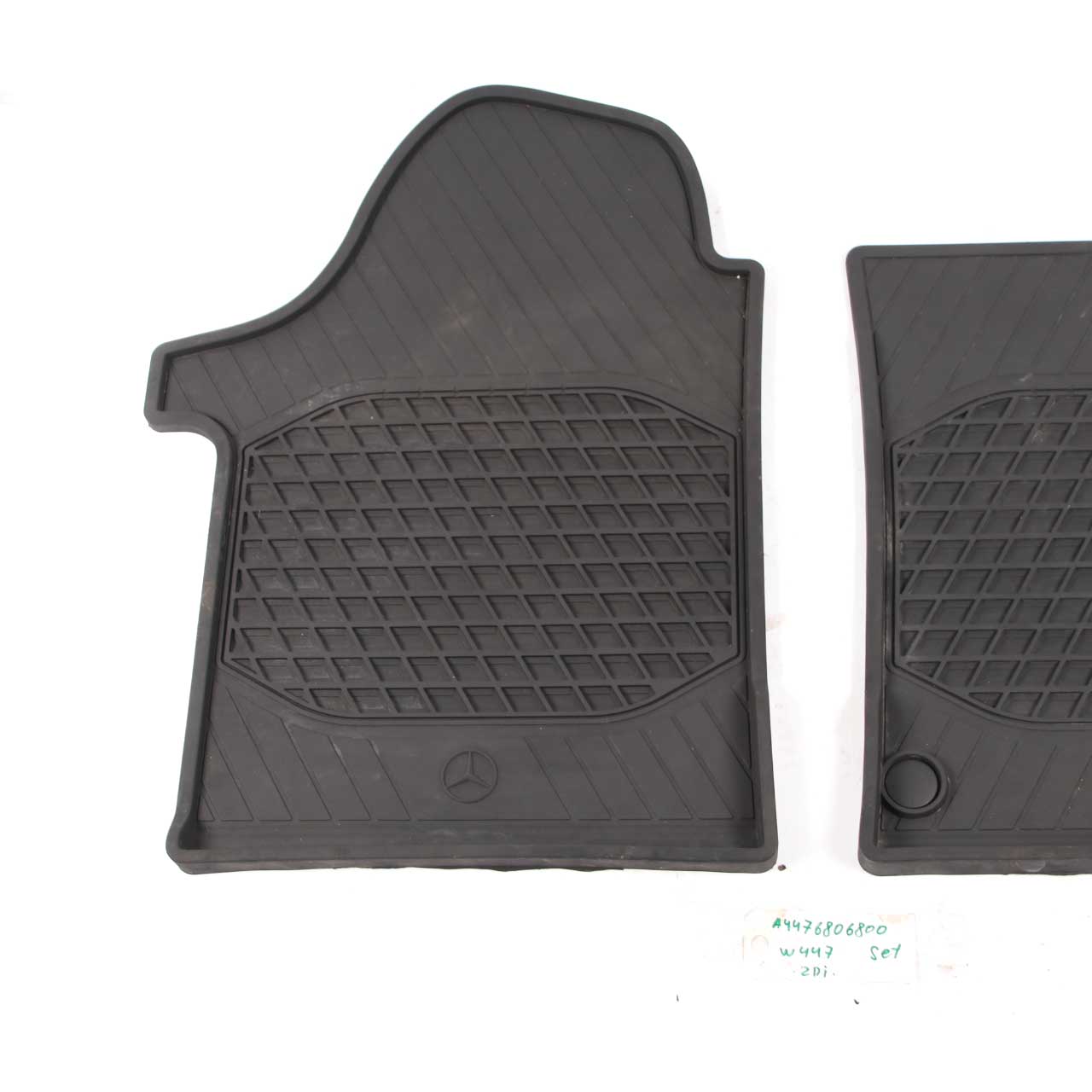 Mercedes W447 Rubber Mat Set Interior Leg Room Front Left N/S Mats A4476806600