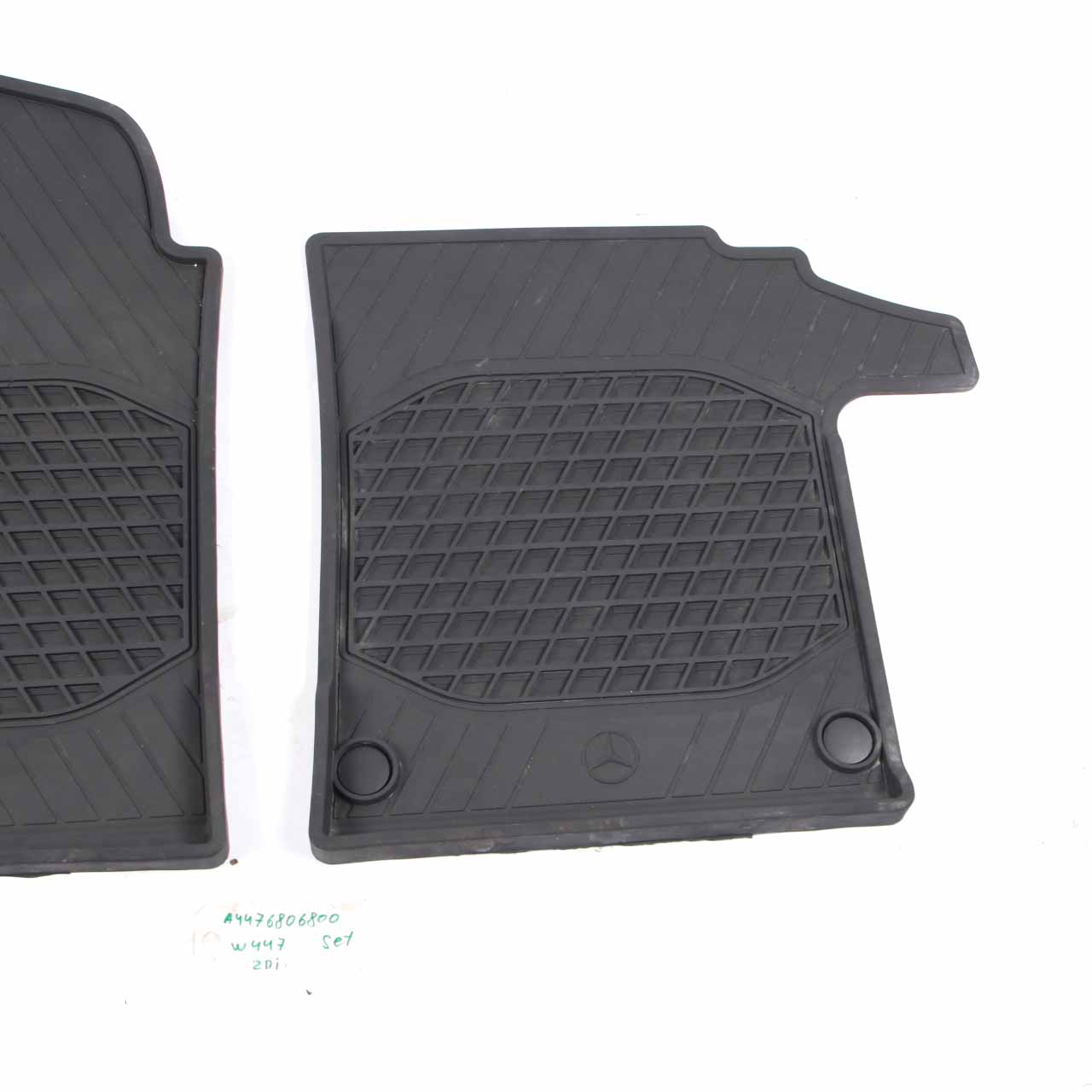 Mercedes W447 Rubber Mat Set Interior Leg Room Front Left N/S Mats A4476806600