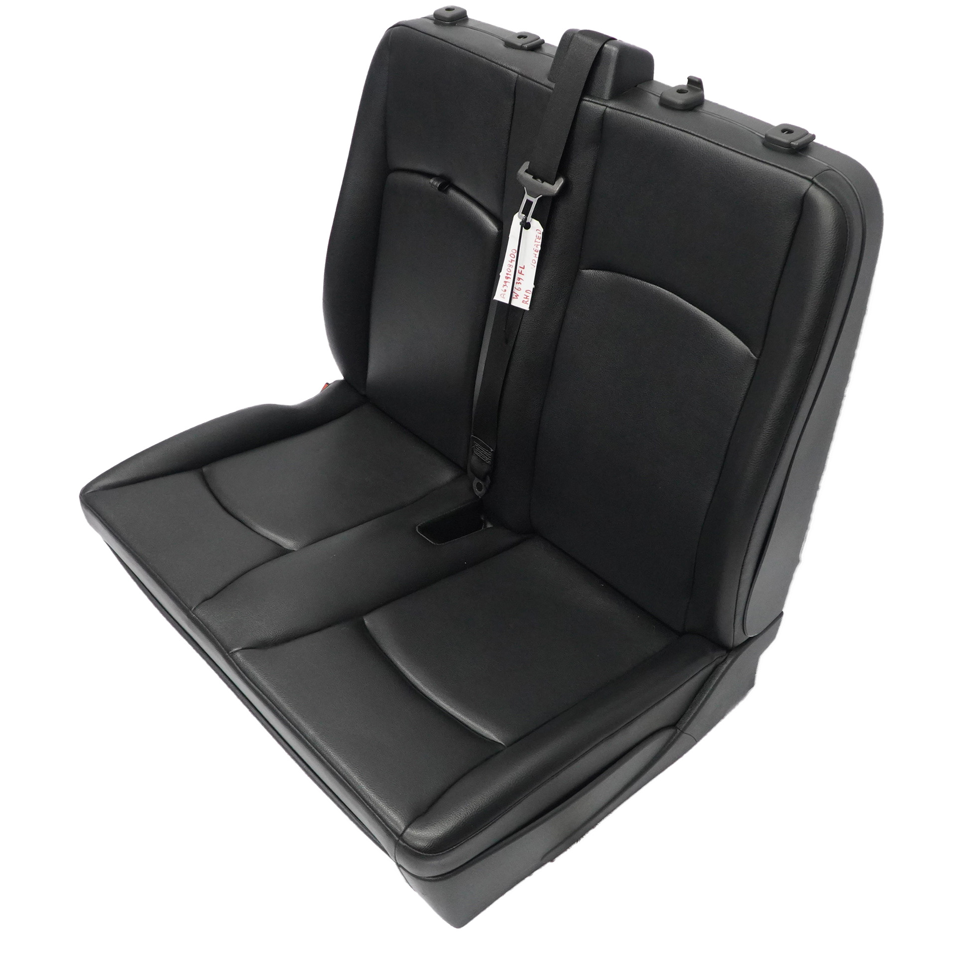 Front Seat Mercedes Vito W639 Left N/S Passenger Leather Anthracite Black