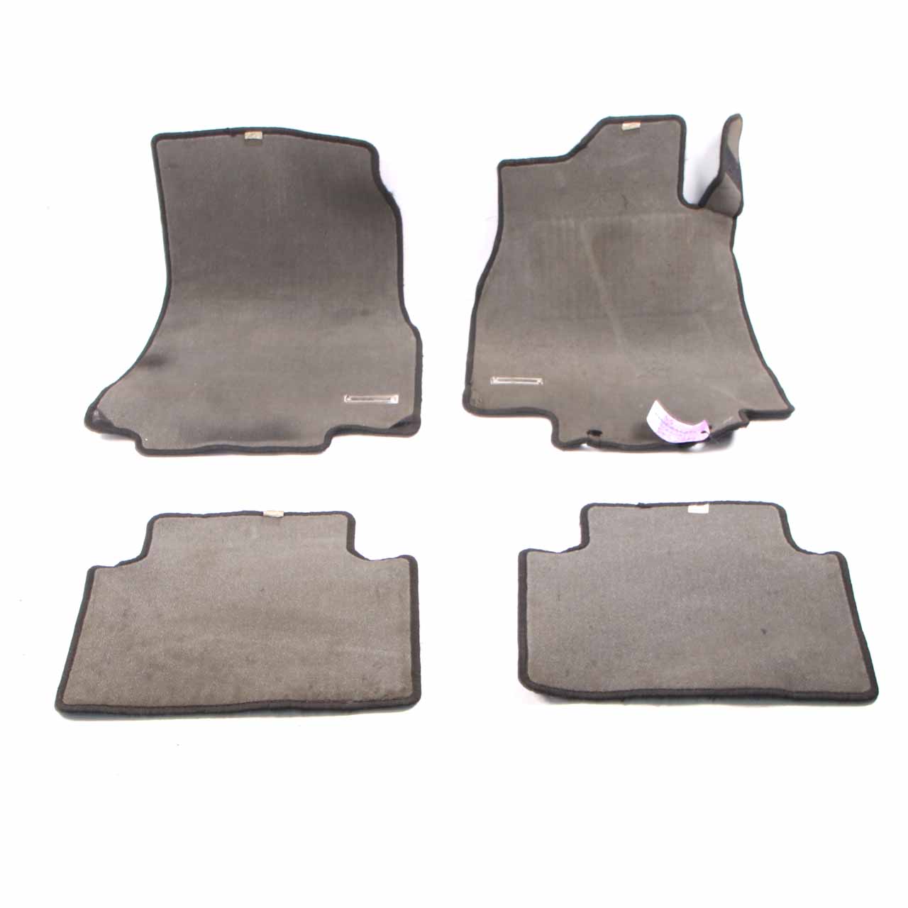 Mercedes W245 Floor Mats Set Interior Front Rear Footwell Floor Covers Black