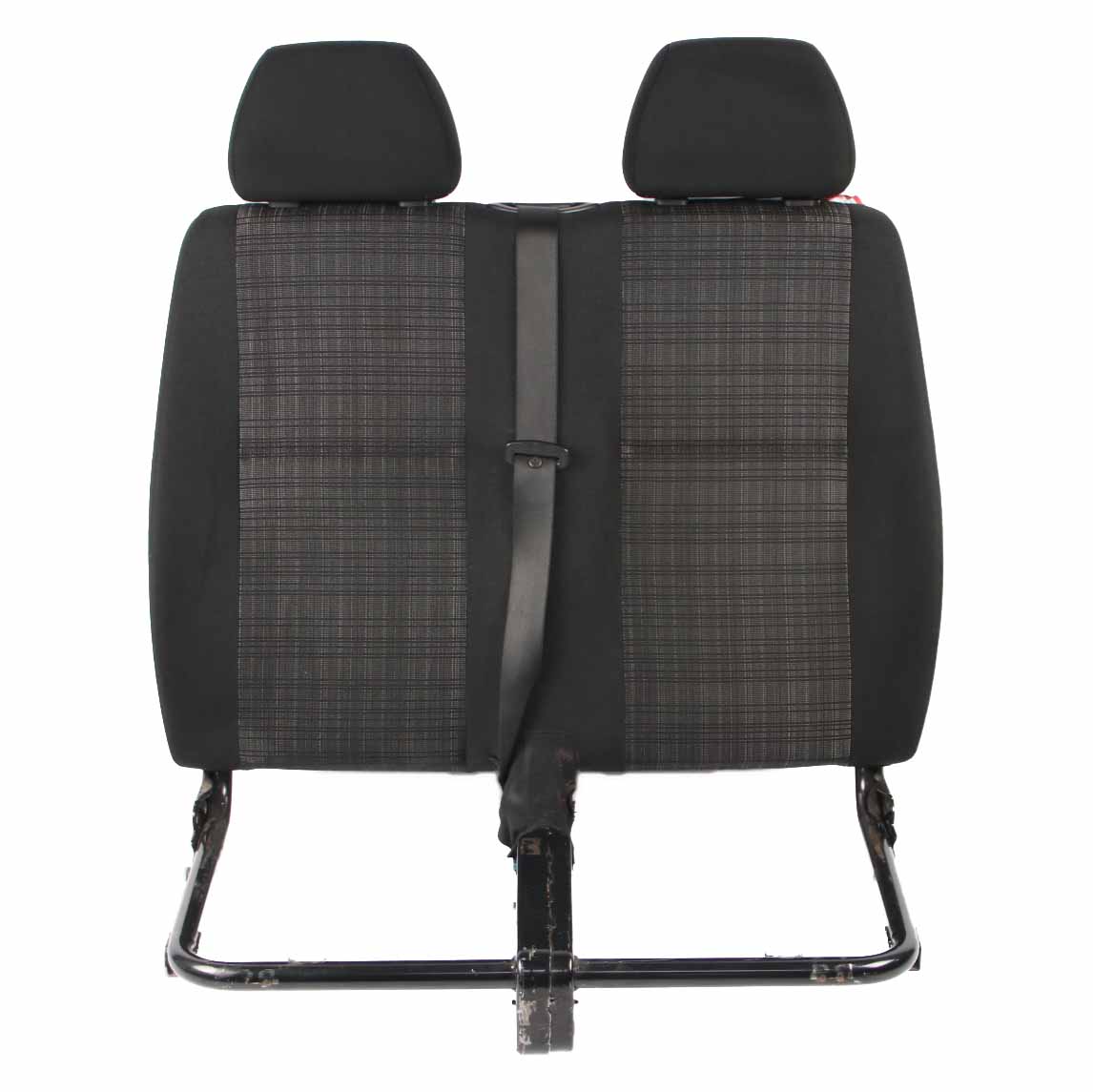 Front Backrest Mercedes W906 Sprinter Double Left N/S Cloth Black Tunja Fabric