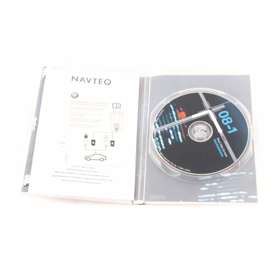 BMW Disc Professional Navigation 08-1 DVD Road Map Europe T1000-12678