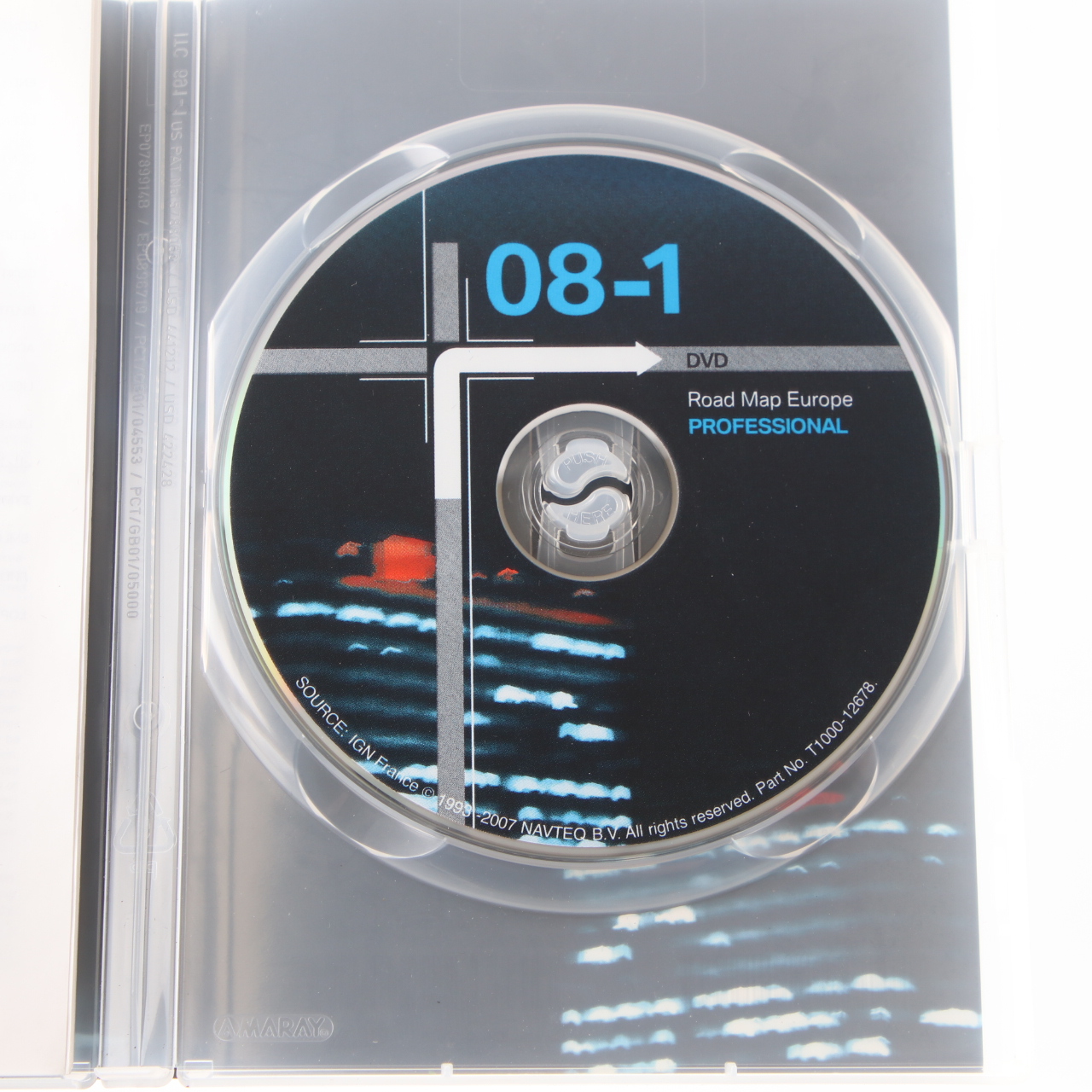 BMW Disc Professional Navigation 08-1 DVD Road Map Europe T1000-12678