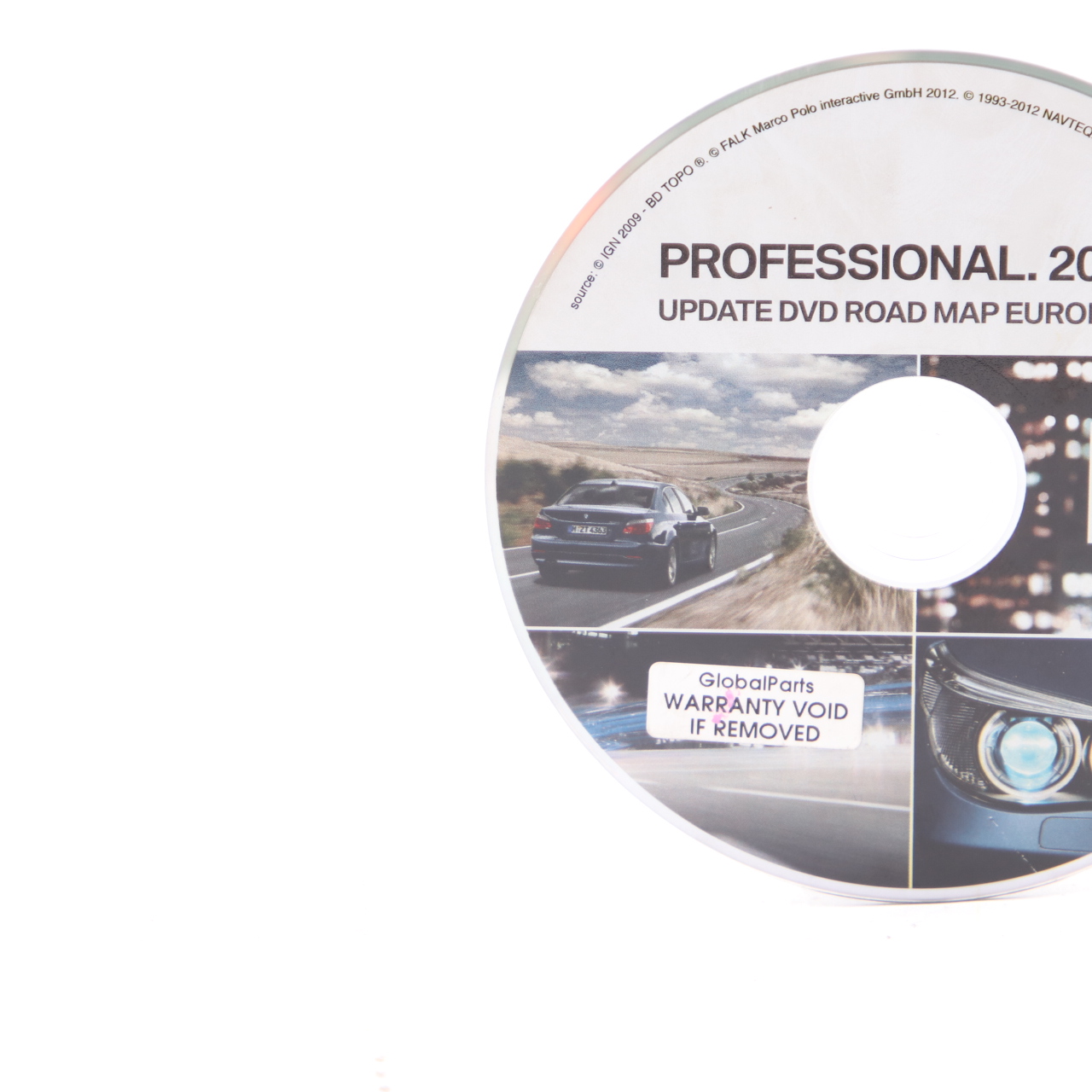 BMW Disc Professional Navigation 2014 DVD Road Map Europe T1000-21053