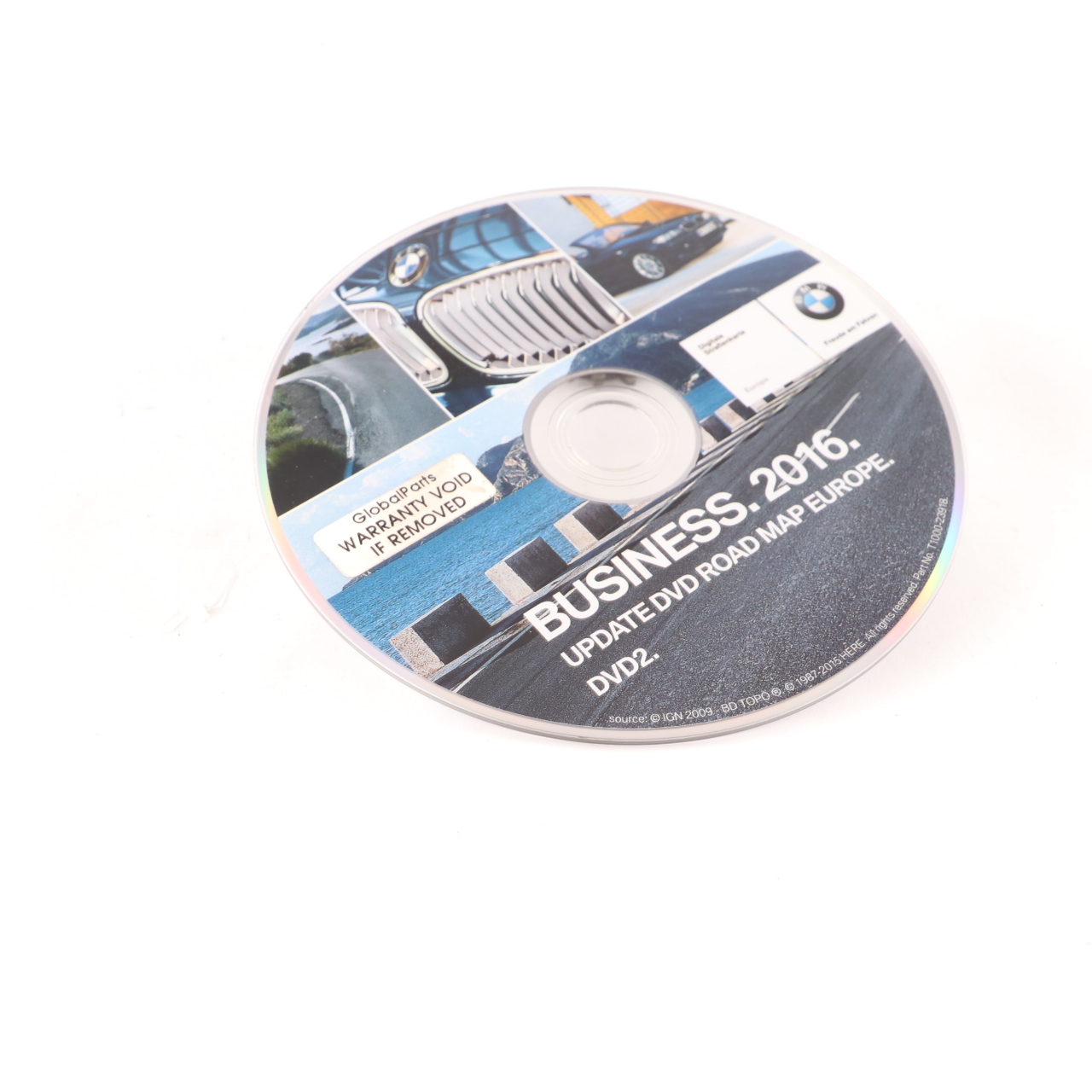 BMW Disc Business Navigation DVD Road Map Europe T1000-23918