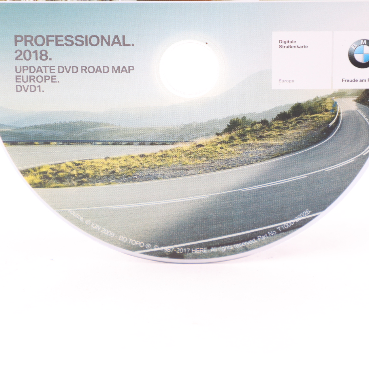 BMW Disc Professional Navigation DVD Road Map Europe T1000-26026