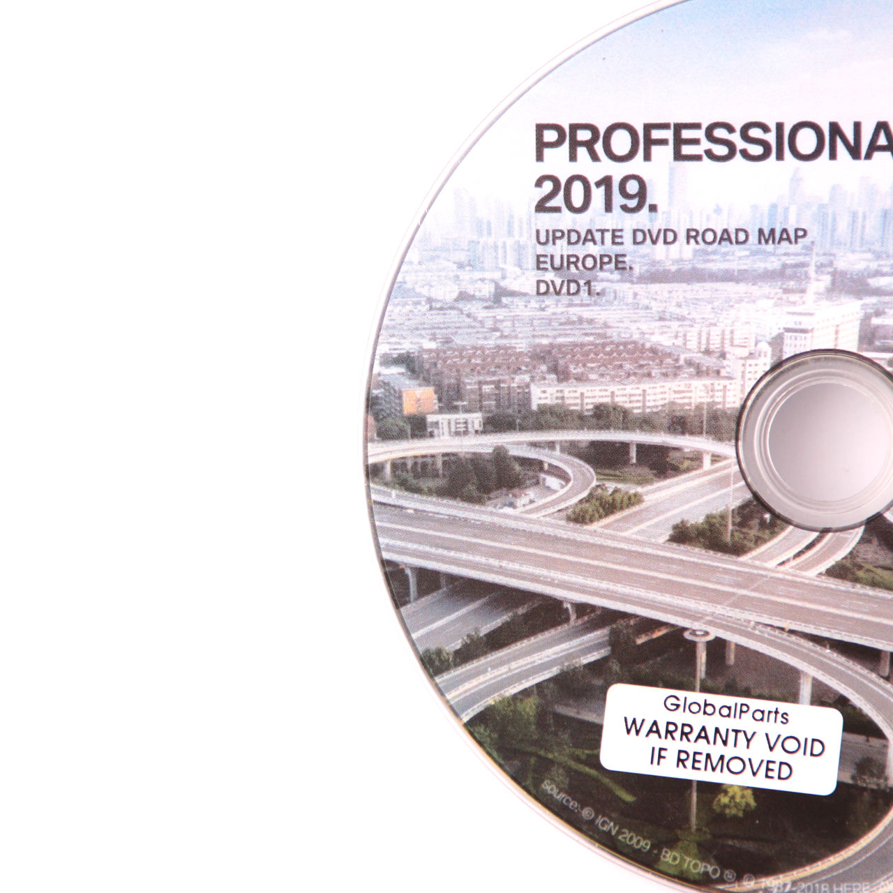 BMW Disc Professional Navigation 2019 Update DVD1 Road Map Europe T1000-26952