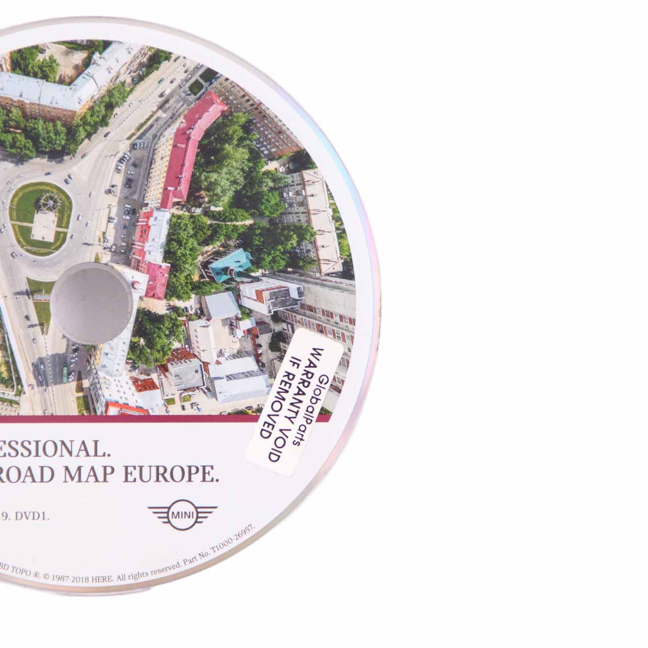 Mini Professional Navigation DVD Disc 2019 Update Road Map Europe T1000-26957