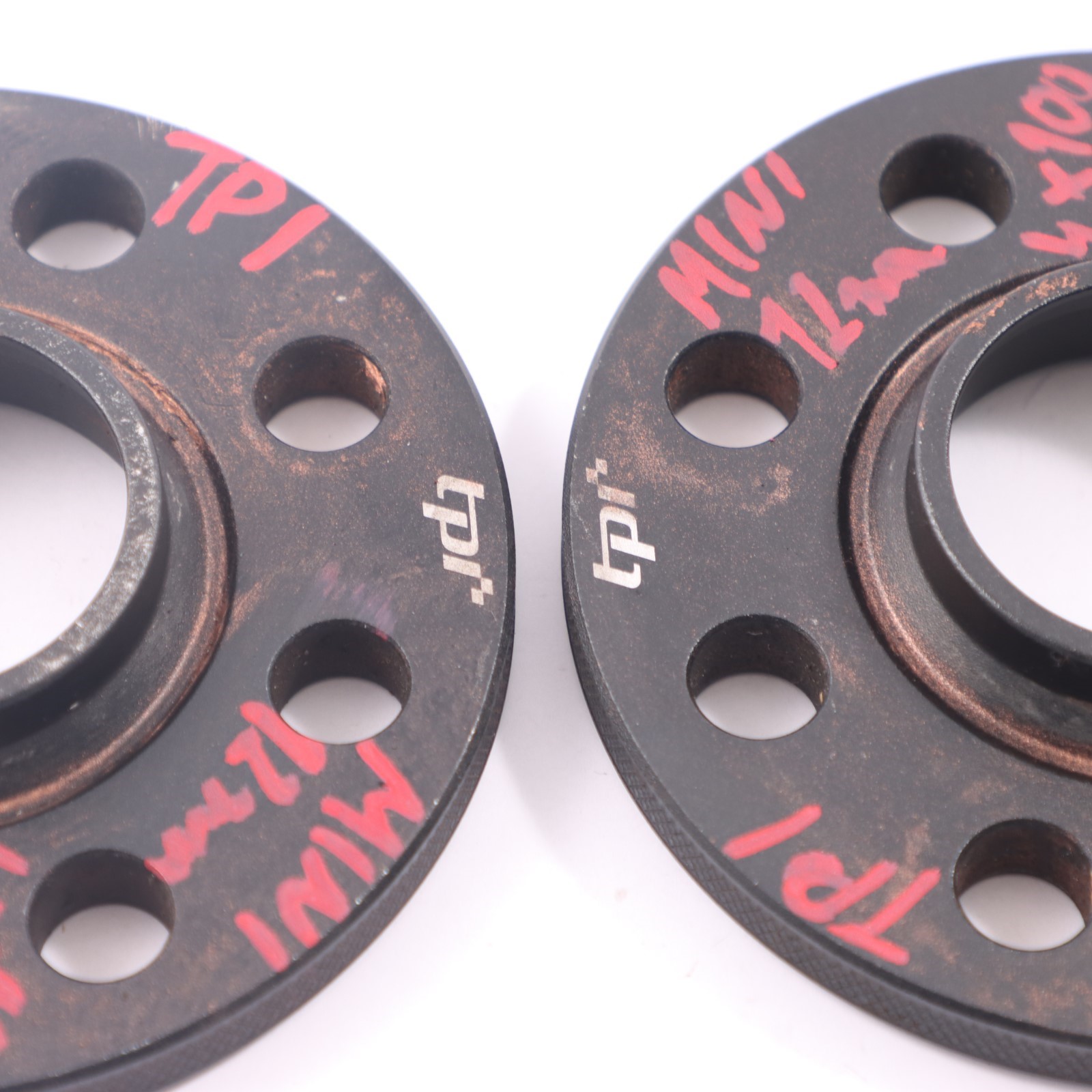 TPI Alloy Wheel Spacers Hubcentric Shims Mini 4x100 56.1mm 12mm