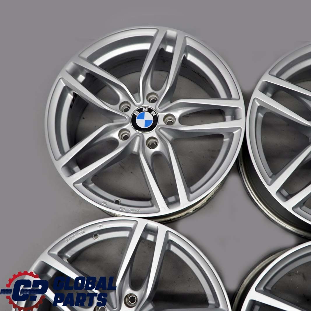 BMW Silver Complete Set 4x Wheel Alloy Rim 17" 7,5J VIA