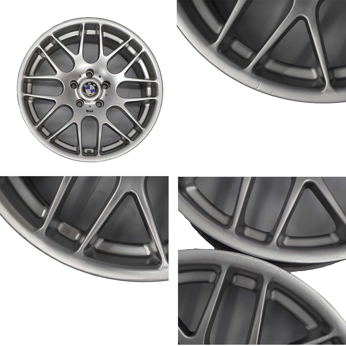 BMW E60 E61 Silver Complete Set 4x Wheel Alloy Rim 18" 8,5J ET:18 VIA